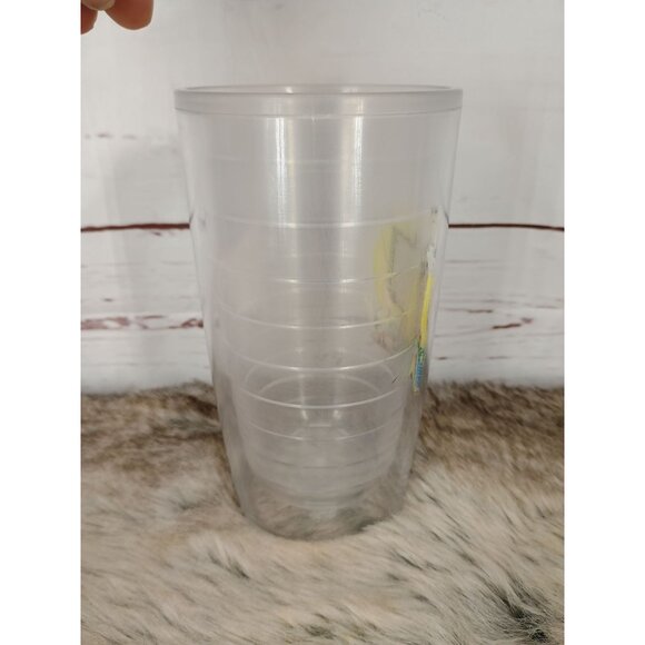 Tervis 16 Oz Clear Acrylic Insulated Tumbler With "Life Is Better At The Beach" - Picture 2 of 6